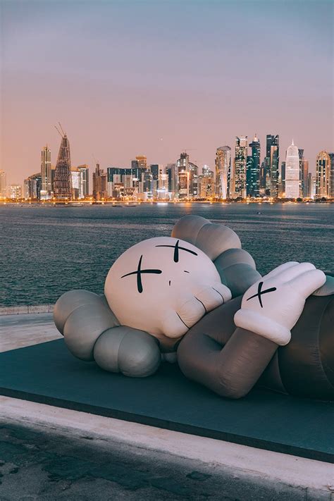 kaws sculpture doha